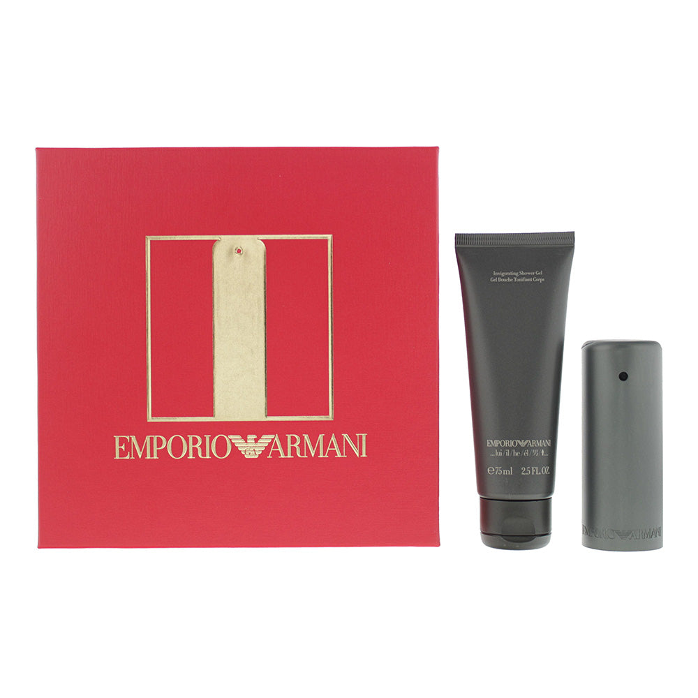 Emporio Armani He 2 Piece Gift Set: Eau de Toilette 30ml - Shower Gel 75ml