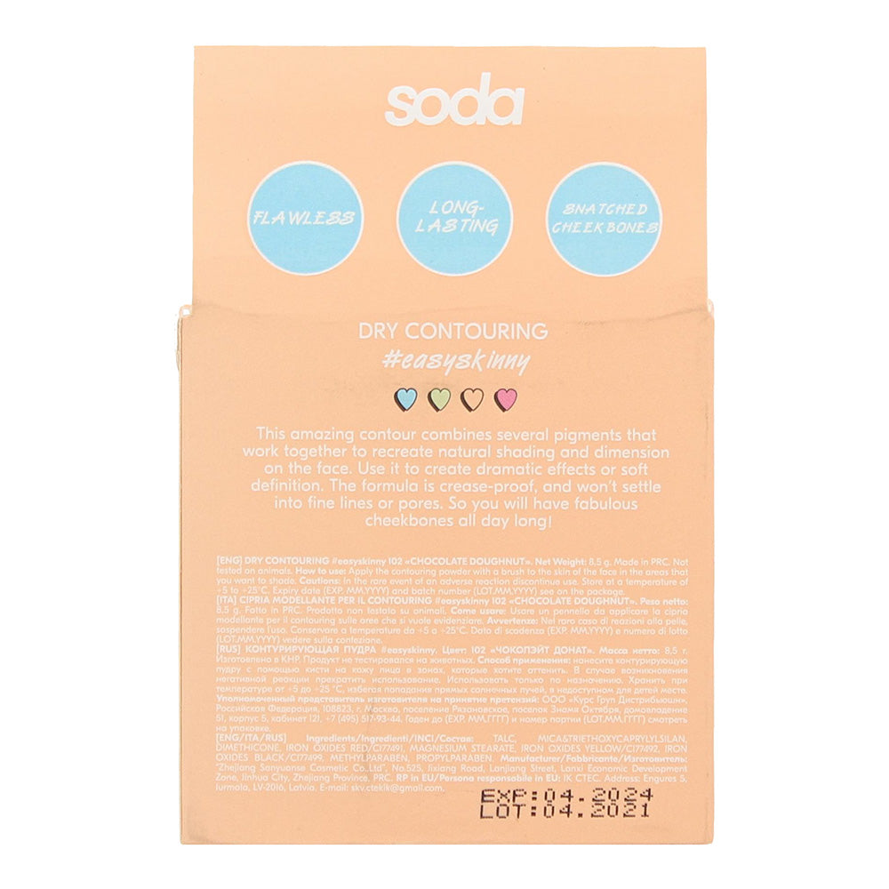 Soda #Easyskinny 102 Chocolate Doughnut Bronzer 8.5g