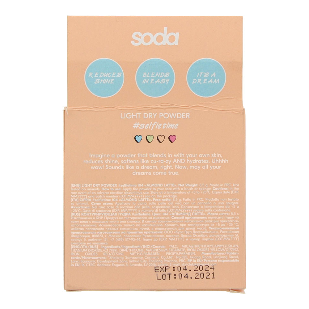 Soda #Selfietime 104 Almond Latte Powder 8.5g