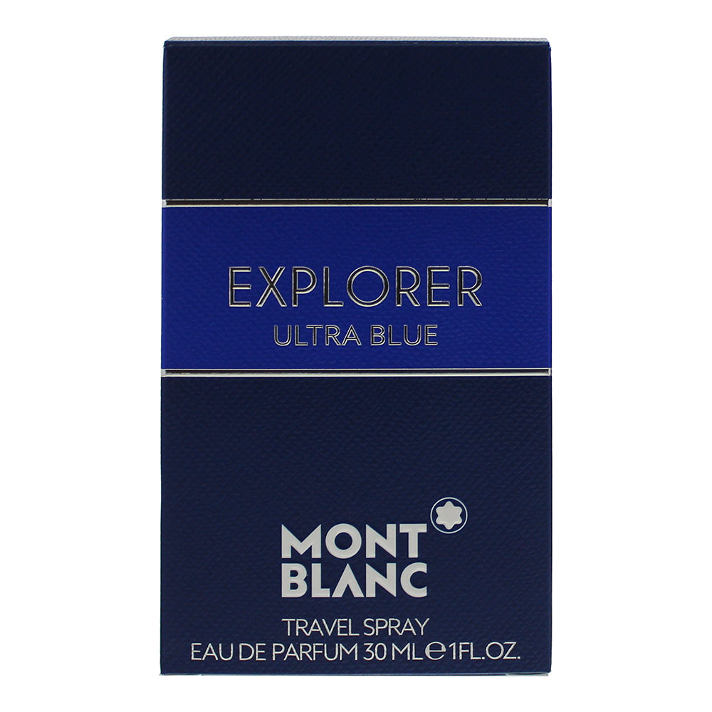 Montblanc Explorer Ultra Blue Eau de Parfum 30ml Travel Spray - Box