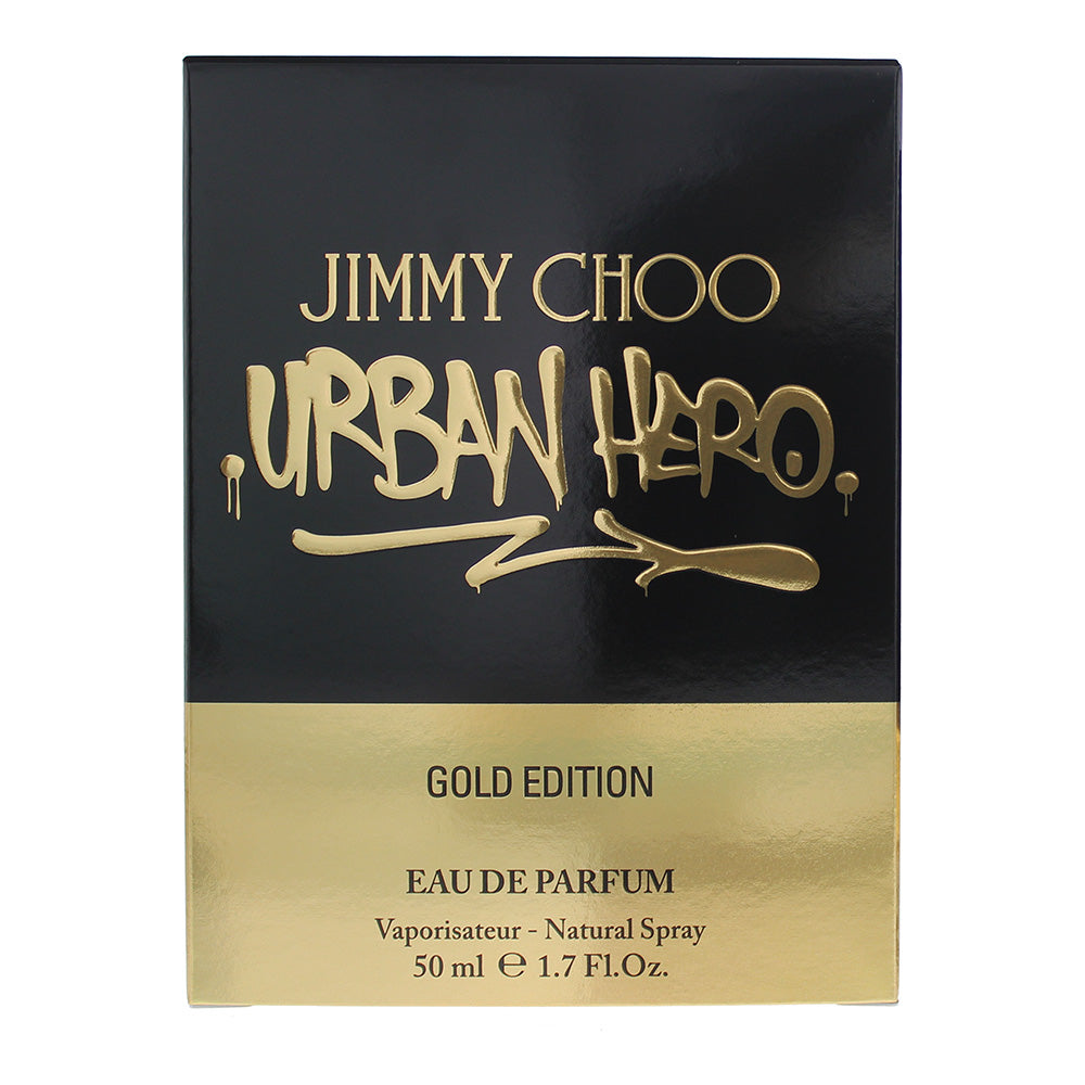 Jimmy Choo Urban Hero Gold Edition Eau de Parfum 50ml - Box