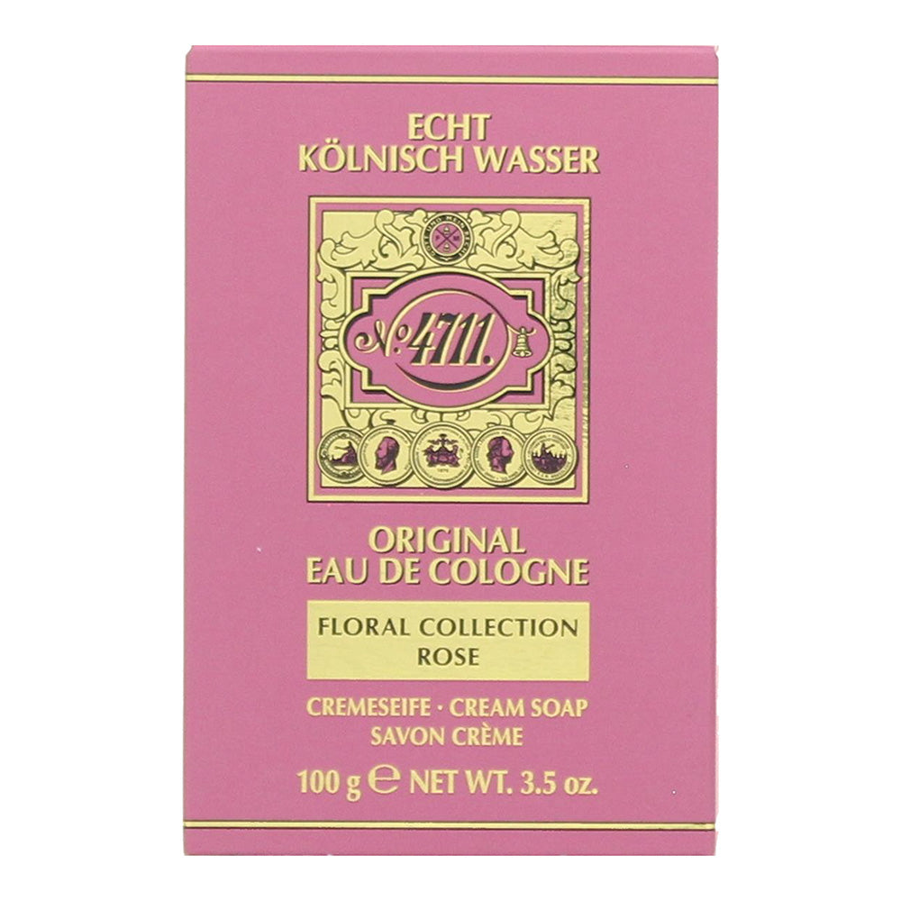 4711 Floral Collection Rose Cream Soap 100g - Box