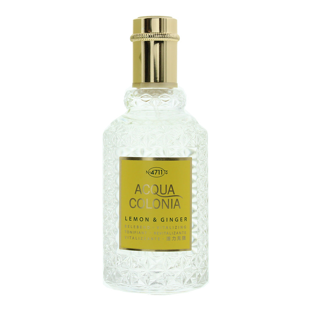 4711 Acqua Colonia Lemon & Ginger Eau de Cologne 50ml - Product