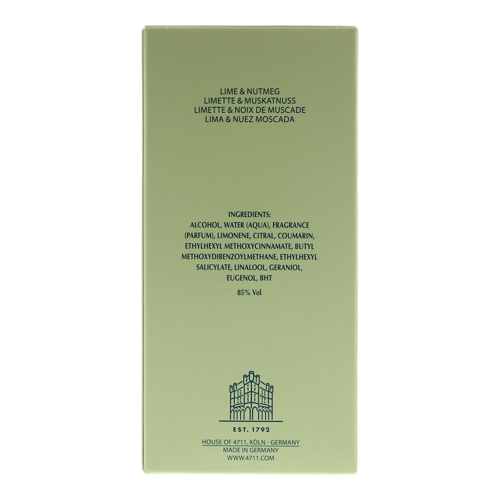 4711 Acqua Colonia Lime & Nutmeg Eau de Cologne 50ml
