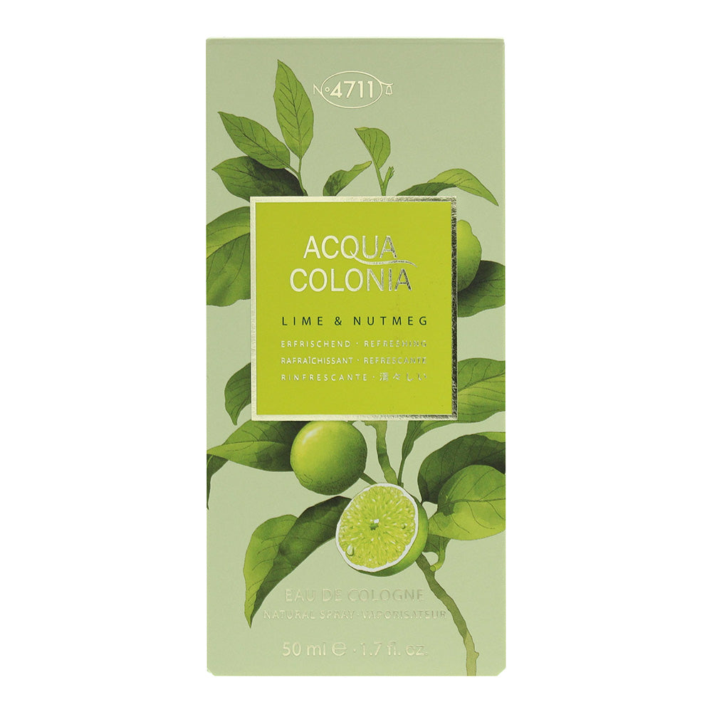 4711 Acqua Colonia Lime & Nutmeg Eau de Cologne 50ml - Box