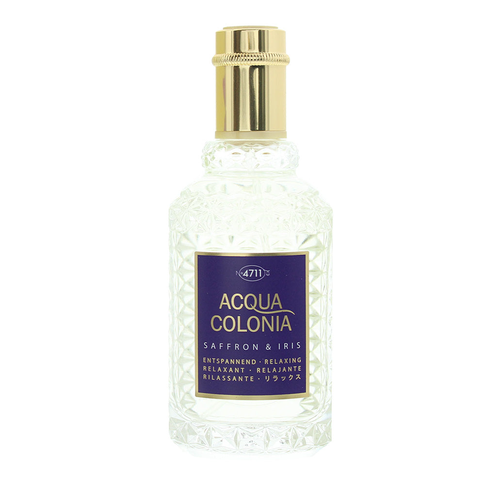 4711 Acqua Colonia Saffron & Iris Eau de Cologne 50ml - Product