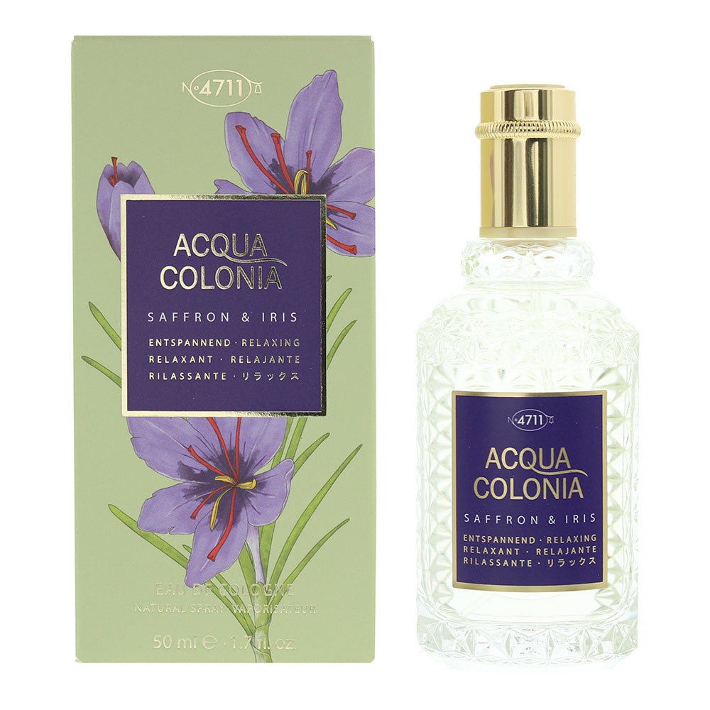4711 Acqua Colonia Saffron & Iris Eau de Cologne 50ml