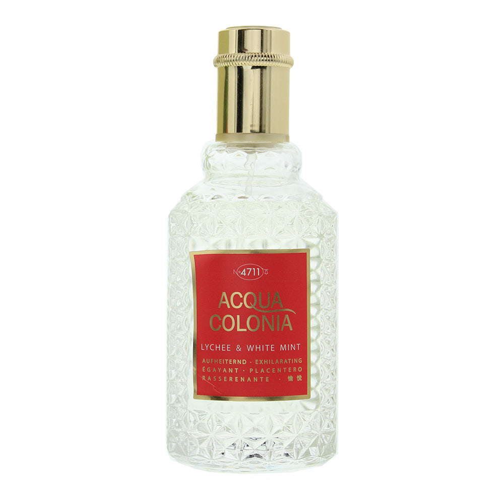 4711 Acqua Colonia Lychee & White Mint Eau de Cologne 50ml - Product