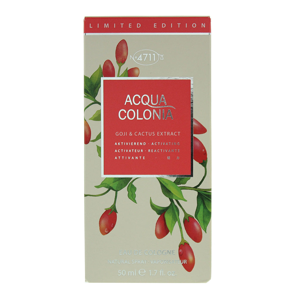 4711 Acqua Colonia Goji & Cactus Eau de Cologne 50ml - Box