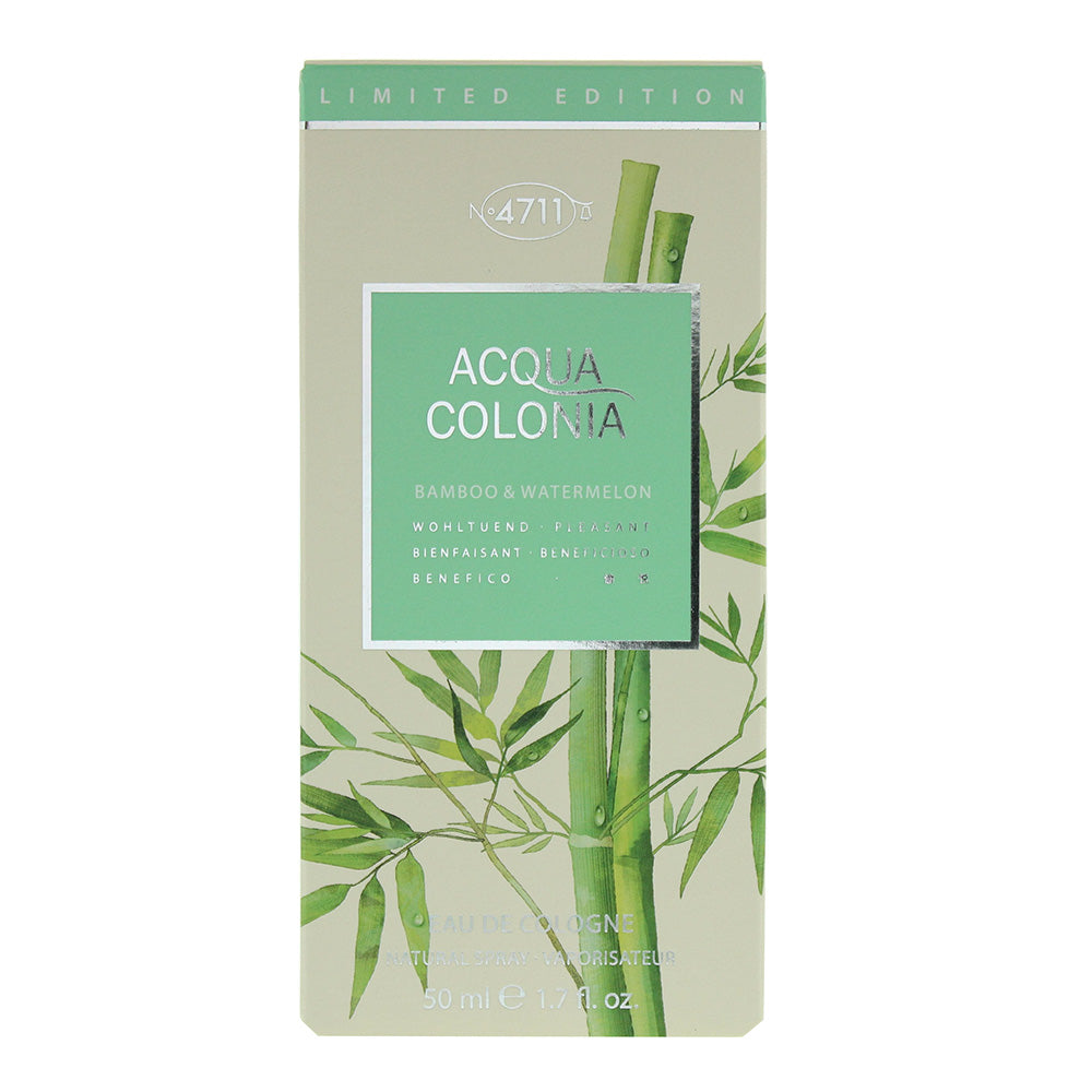 4711 Acqua Colonia Bamboo & Watermelon Eau de Cologne 50ml - Box