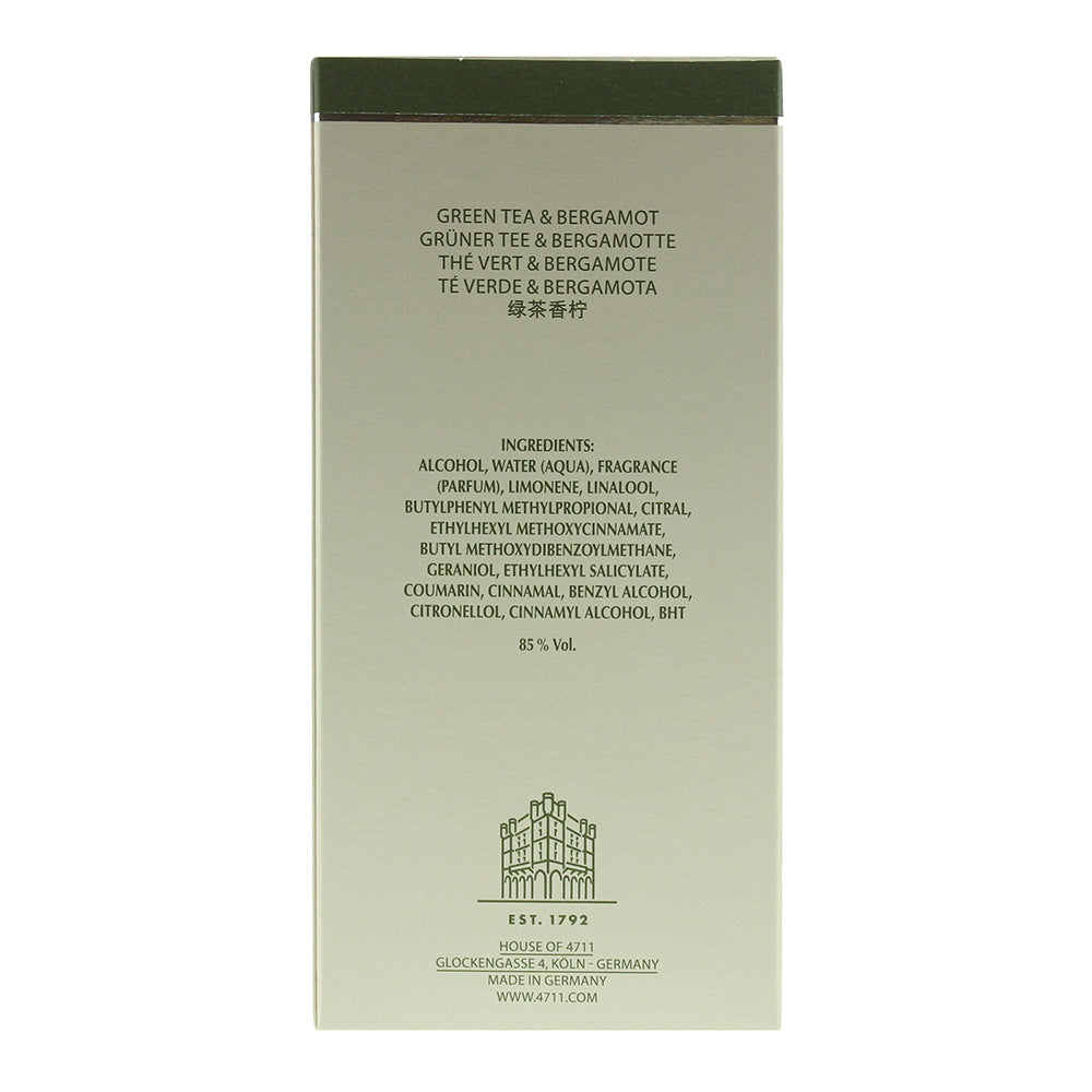 4711 Acqua Colonia Green Tea & Bregamot Eau de Cologne 50ml