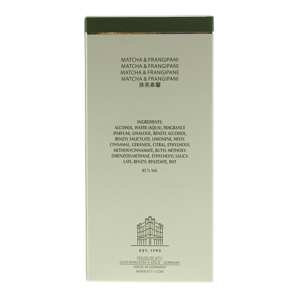 4711 Acqua Colonia Matcha & Frangipani Eau de Cologne 50ml