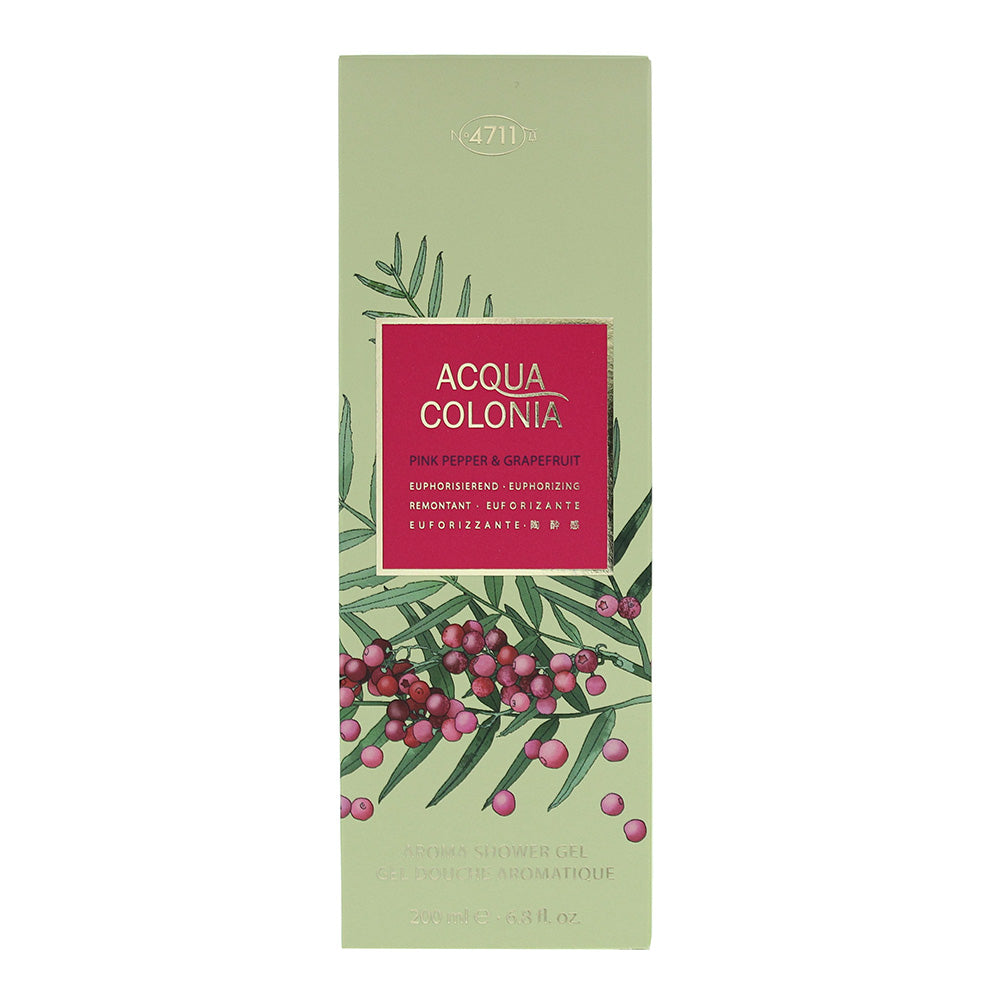 4711 Acqua Colonia Pink Pepper & Grapefruit Shower Gel 200ml - Box