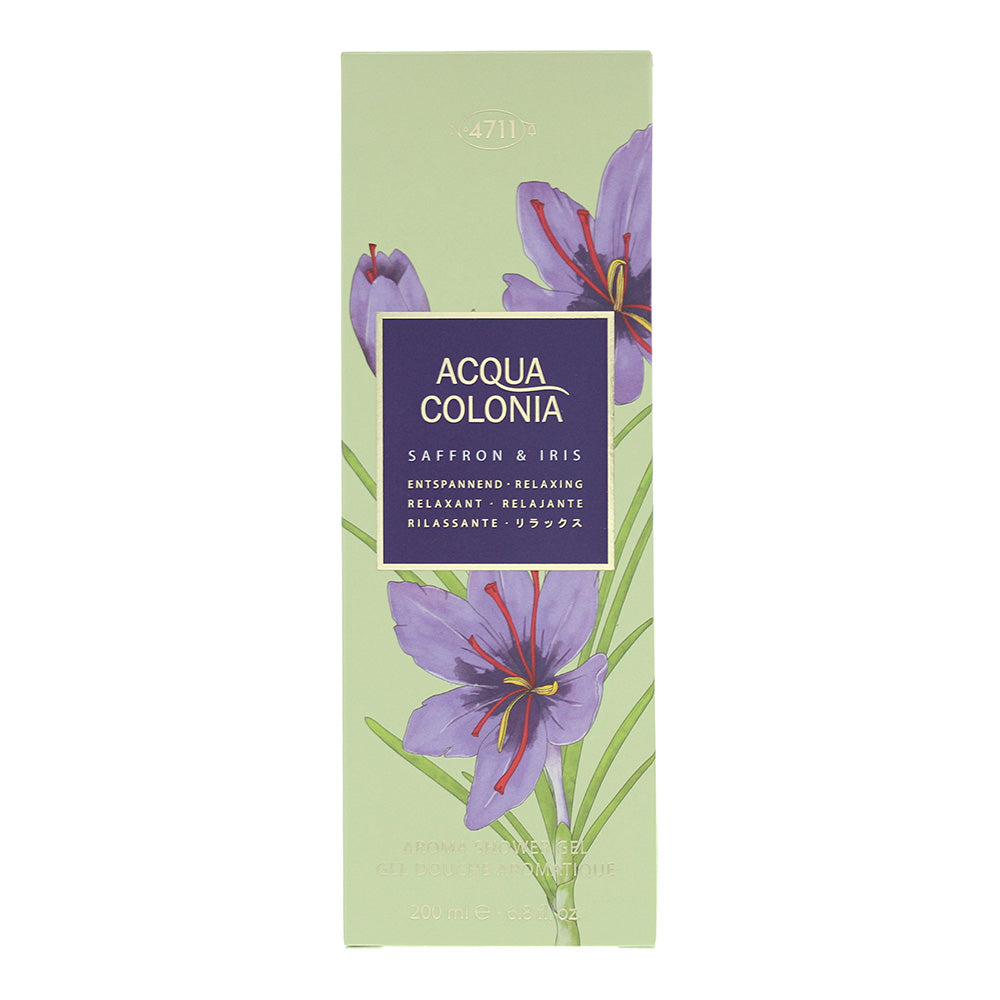 4711 Acqua Colonia Saffron & Iris Shower Gel 200ml - Box