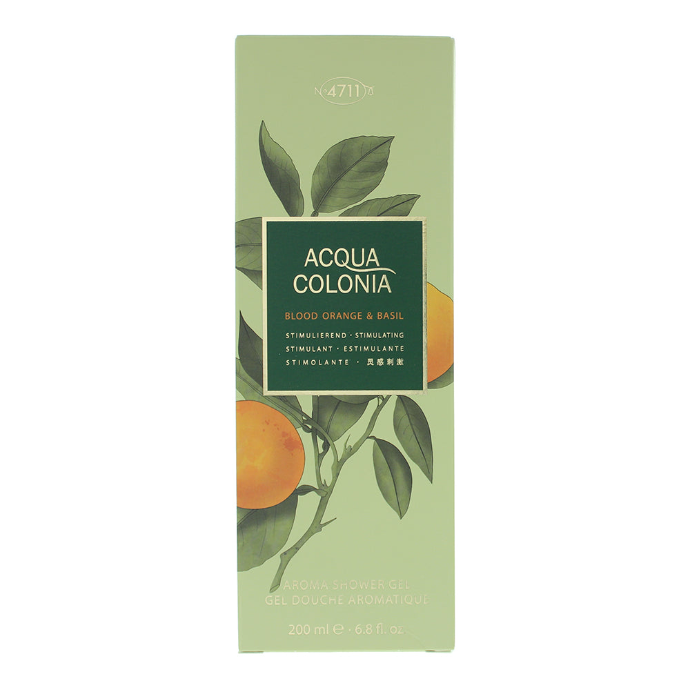 4711 Acqua Colonia Blood Orange & Basil Shower Gel 200ml - Box