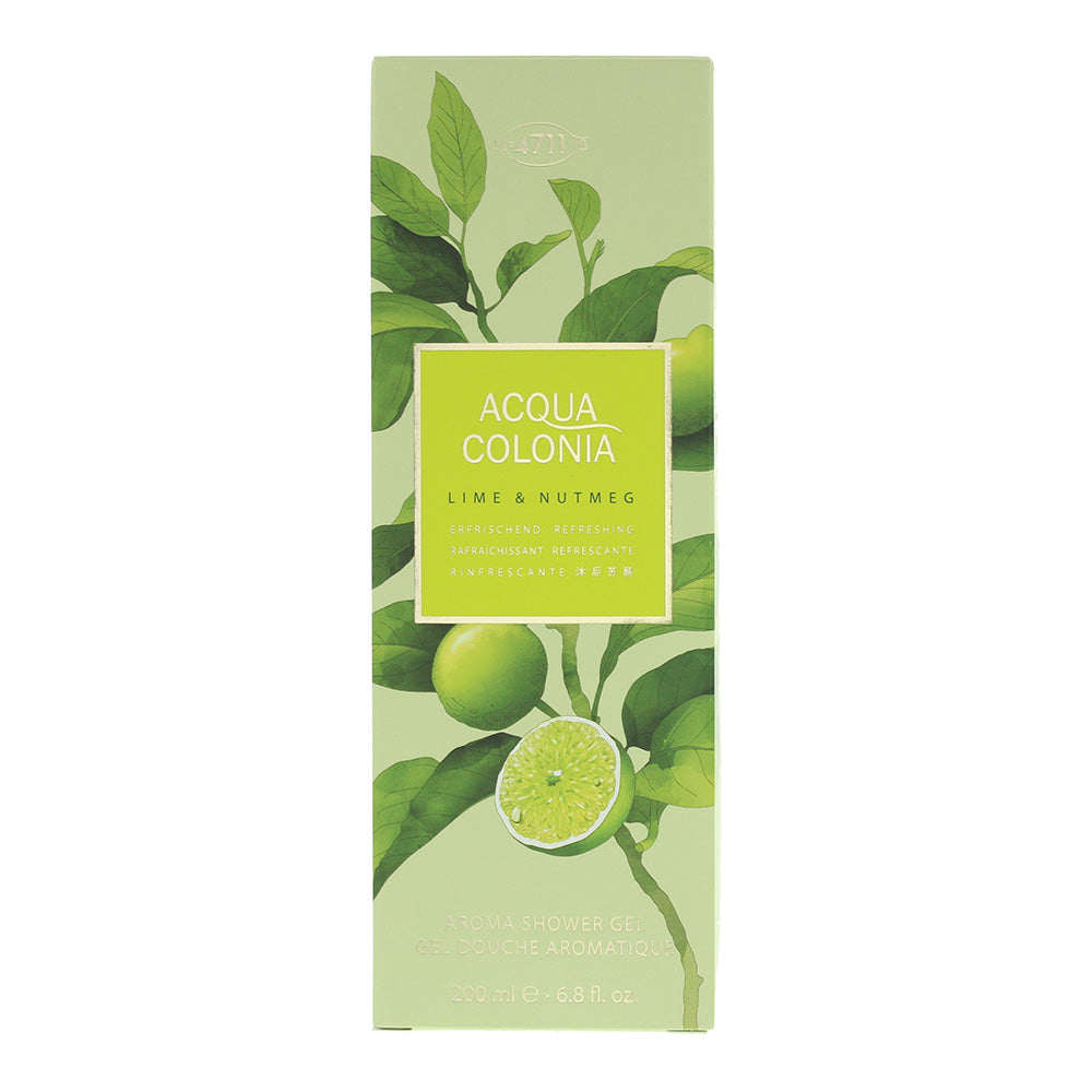 4711 Acqua Colonia Lime & Nutmeg Shower Gel 200ml - Box