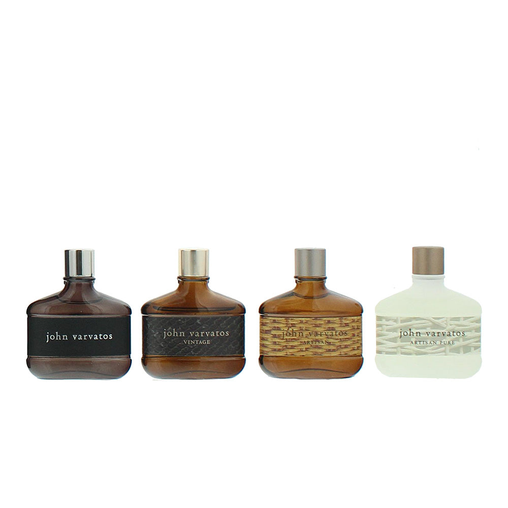 John Varvatos Piece Gift Set: Eau de Toilette 4 x 15ml - John Varvatos - Vintage - Artisan - Artisan Pure - Product