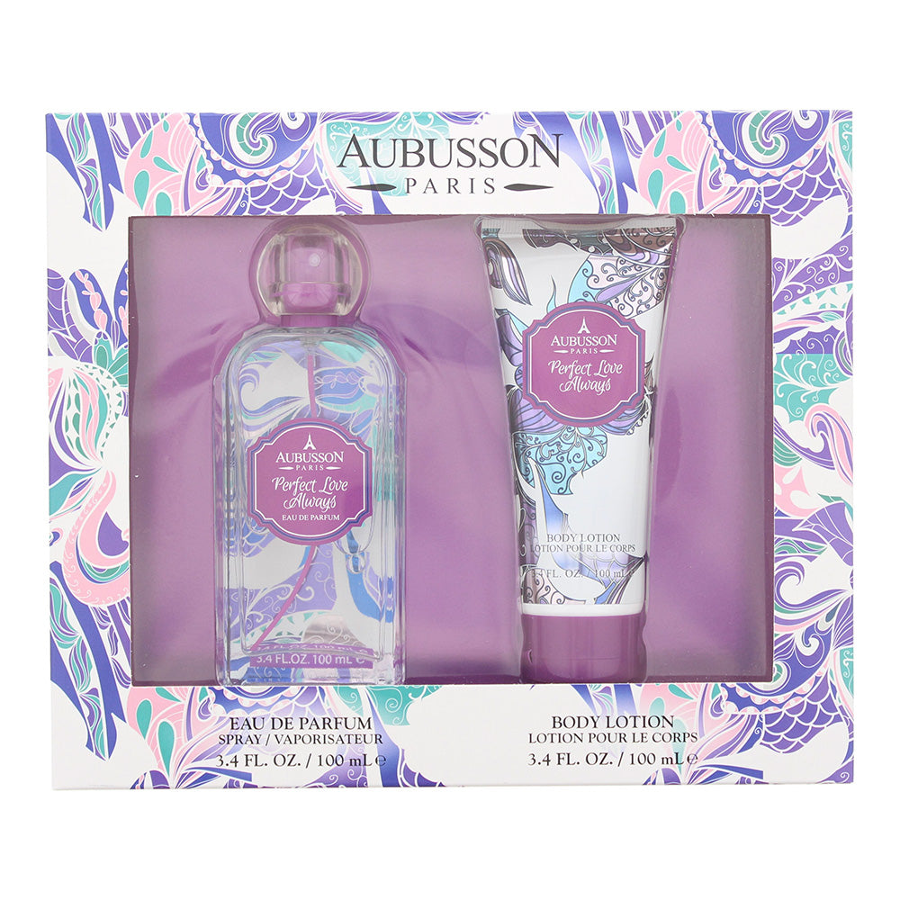 Aubusson Paris Perfect Love Always 2 Piece Gift Set: Eau de Parfum 100ml - Body Lotion 100ml