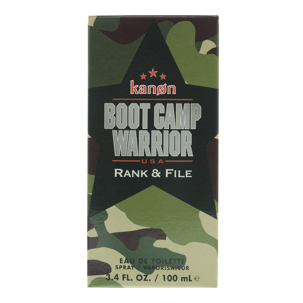 Kanon Rank & File Boot Camp Warrior Eau de Toilette 100ml - Box