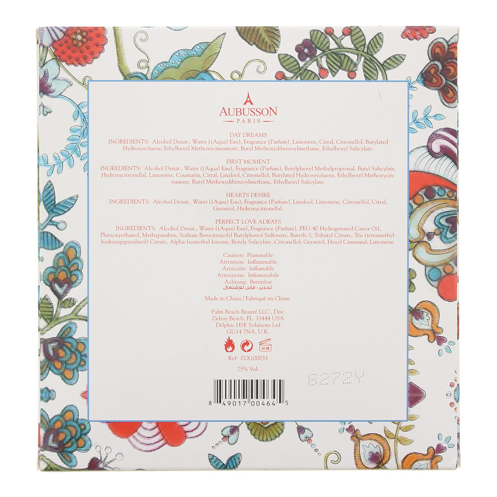 Aubusson Paris Gift Set Eau de Parfum Rollerball 4 x 10ml