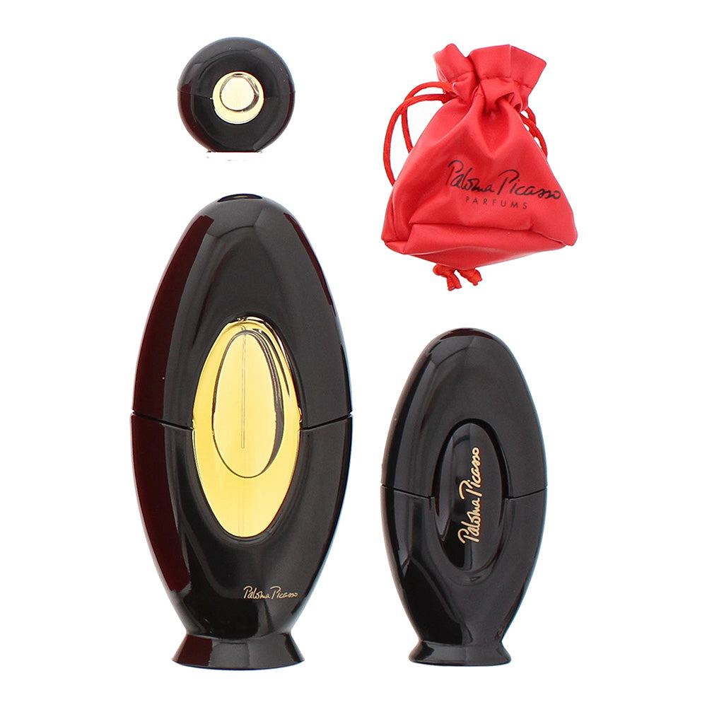 Paloma Picasso 4 Piece Gift Set: Eau de Parfum 100ml - Eau de Parfum 30ml - Eau  - Product