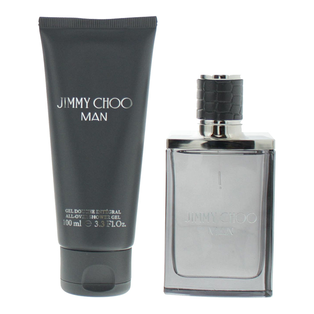 Jimmy Choo Man 2 Piece Gift Set: Eau de Toilette 50ml - Shower Gel 100ml - Product