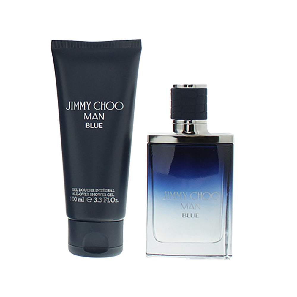 Jimmy Choo Man Blue 2 Piece Gift Set: Eau de Toilette 50ml - Shower Gel 100ml - Product
