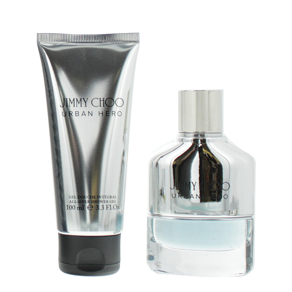 Jimmy Choo Urban Hero 2 Piece Gift Set: Eau de Parfum 50ml - Shower Gel 100ml - Product