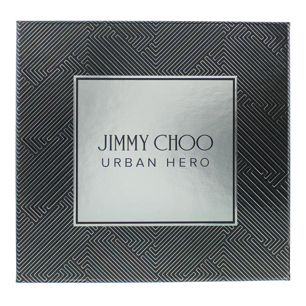 Jimmy Choo Urban Hero 2 Piece Gift Set: Eau de Parfum 50ml - Shower Gel 100ml - Box