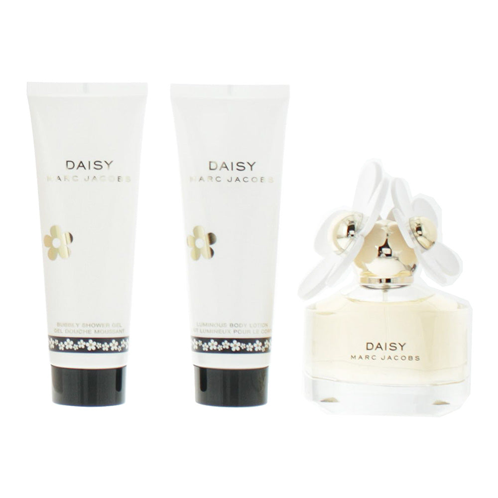 Marc Jacobs Daisy 3 Piece Gift Set: Eau de Toilette 50ml - Body Lotion 75ml - Sh - Product