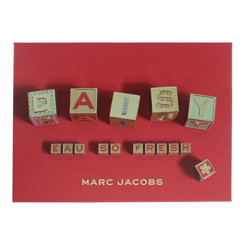 Marc Jacobs Daisy Eau So Fresh 3 Piece Gift Set: Eau de Toilette 75ml - Body Lotion 75ml - Shower Gel 75ml - Box