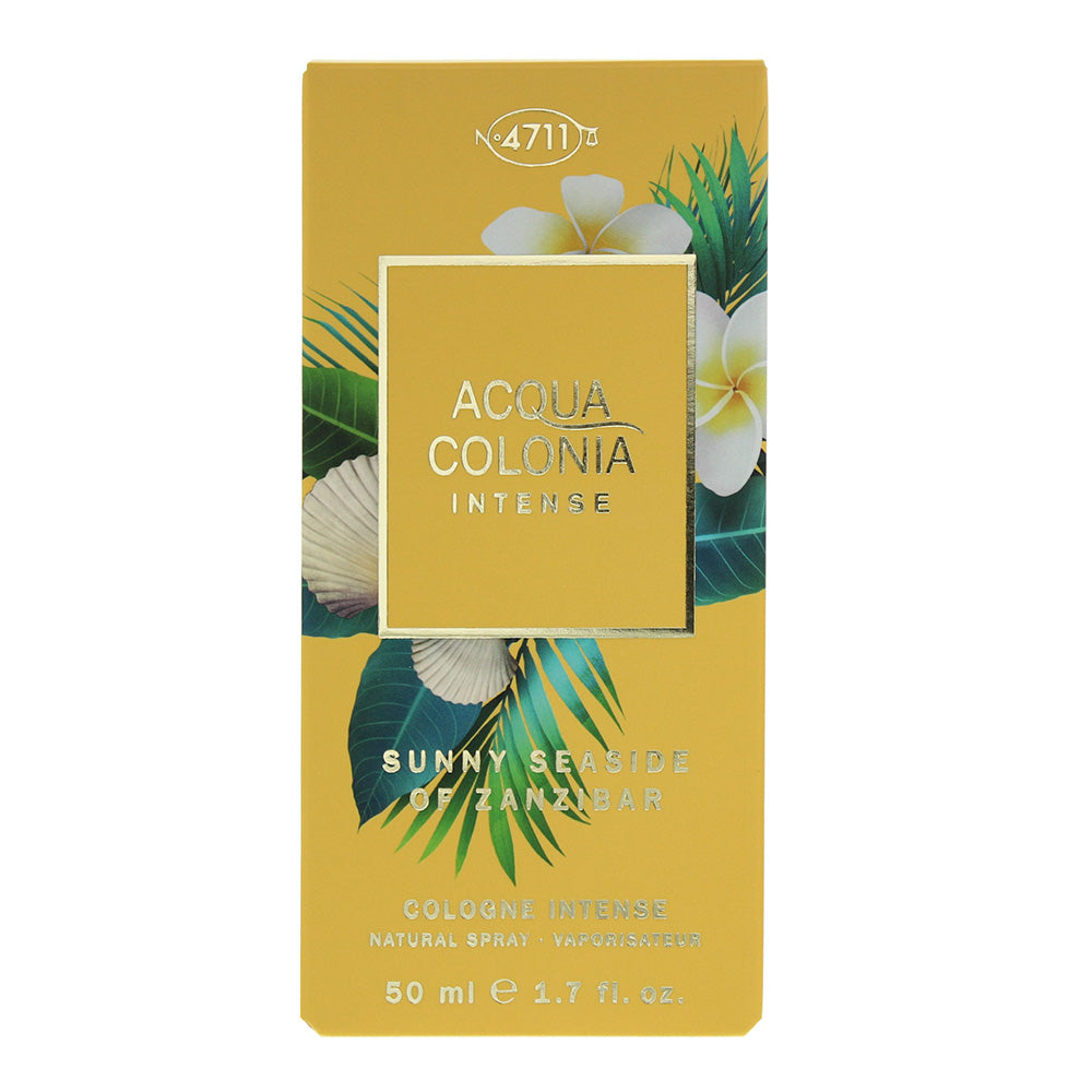 4711 Acqua Colonia Intense Sunny Seaside Of Zanzibar Eau de Cologne 50ml - Box