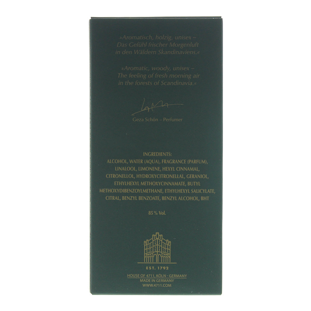 4711 Acqua Colonia Intense Wakening Woods Of Scandinavia Eau de Cologne 50ml