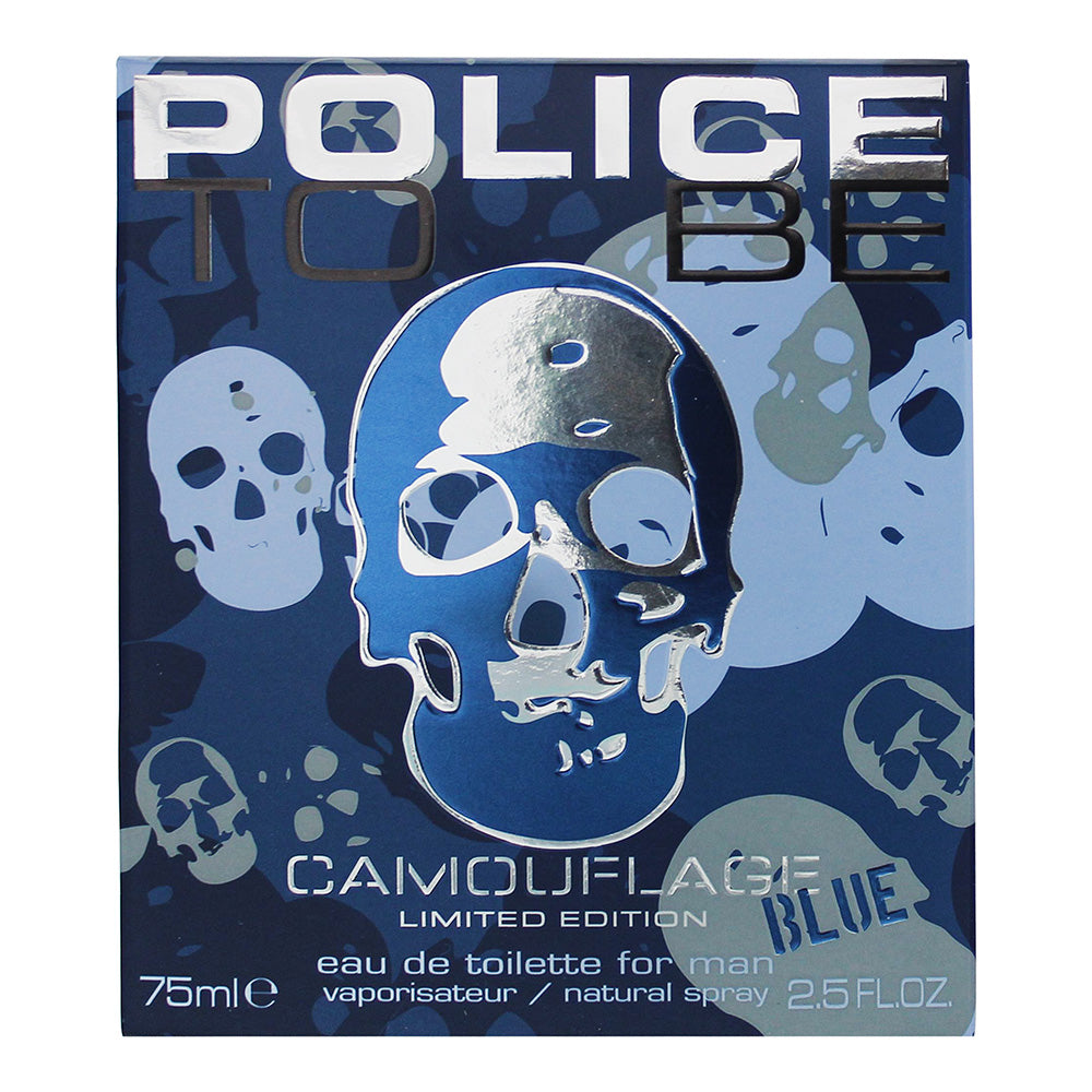Police To Be Camouflage Blue Eau de Toilette 75ml - Box