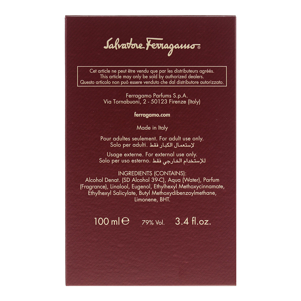 Salvatore Ferragamo Pour Homme Eau De Toilette 100ml