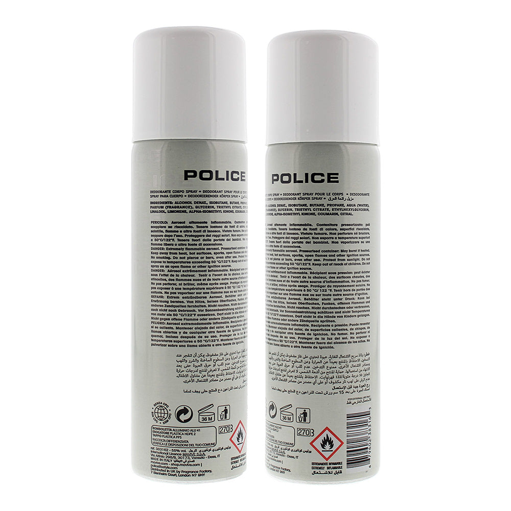 Police Contemporary Deodorant Spray 200ml