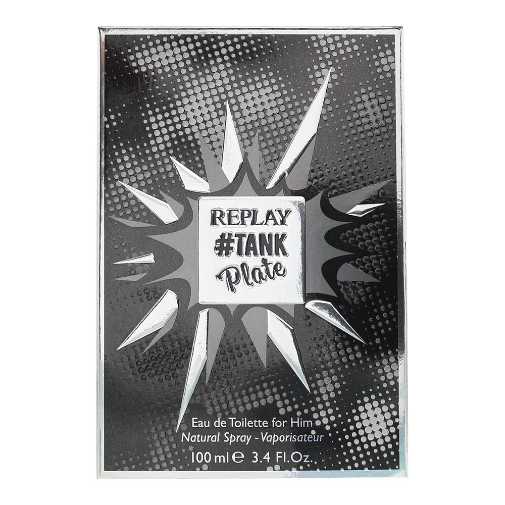 Replay Tank Plate For Him Eau de Toilette 100ml - Box