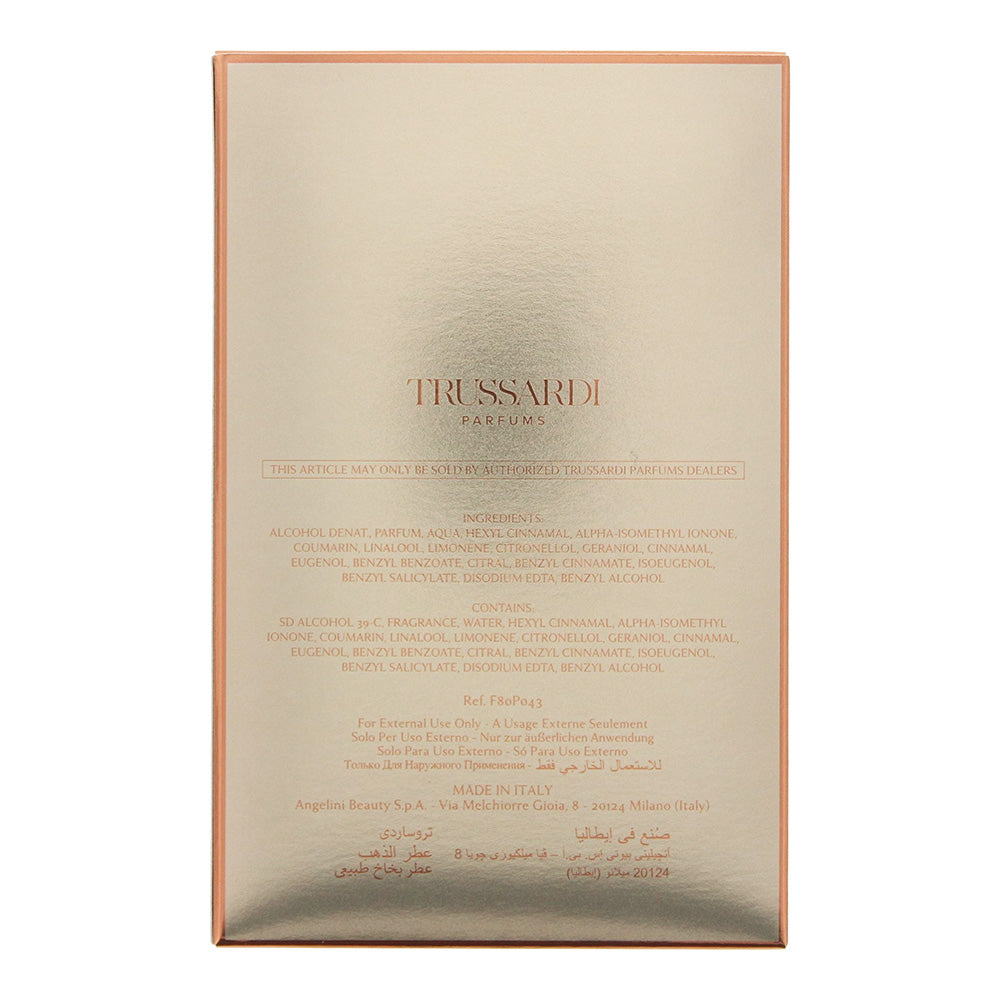 Trussardi Scent Of Gold Eau De Parfum 100ml