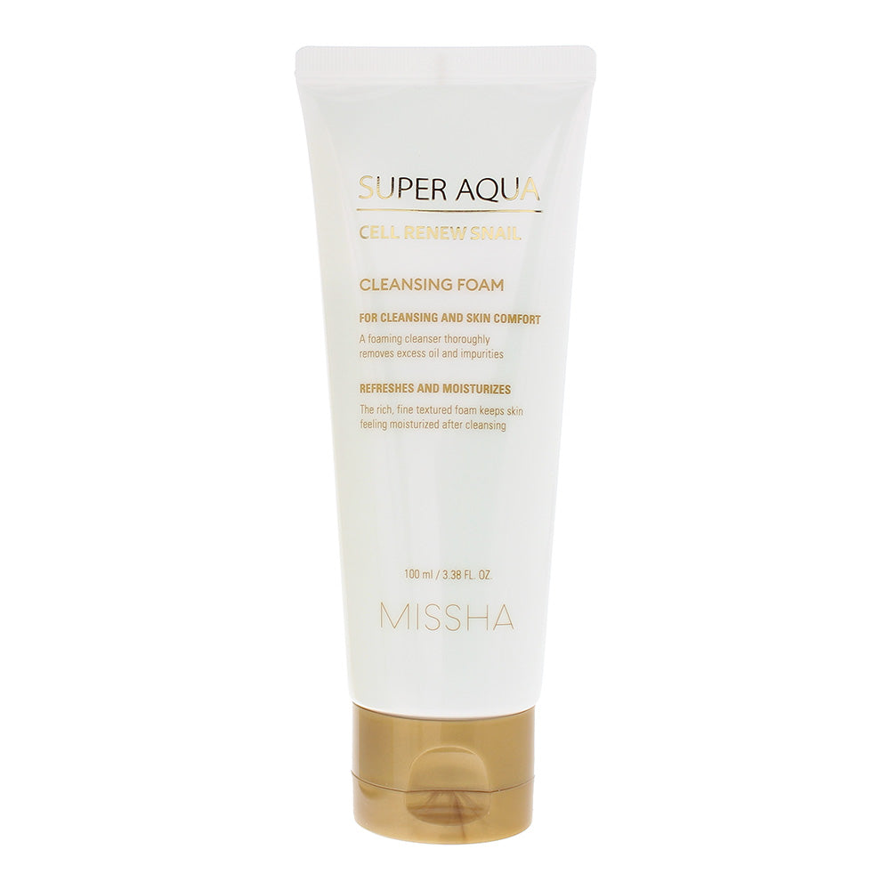 Missha Super Aqua Cell Renew Snail Cleansing Foam 100ml - Product