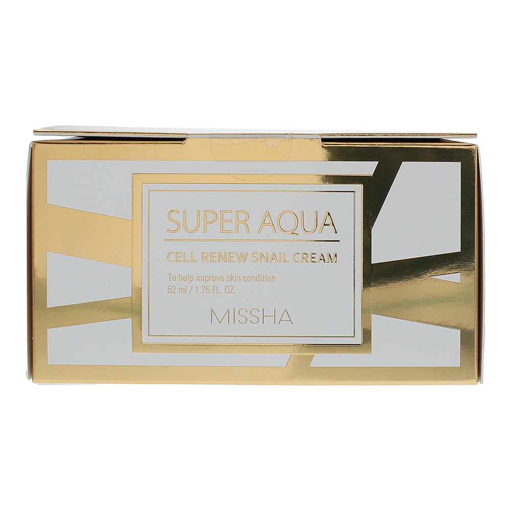 Missha Super Aqua Cell Renew Snail Face Cream 52ml - Box