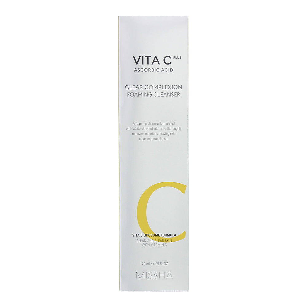 Missha Vita C Plus Clear Complexion Foaming Cleanser 120ml - Box