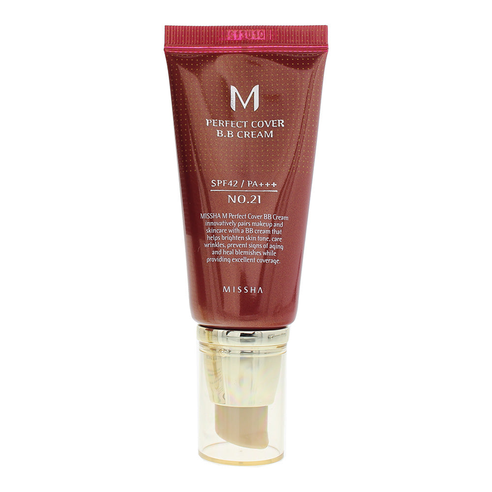 Missha Perfect Cover No.21 Light Beige Bb Cream SPF42 50ml - Product