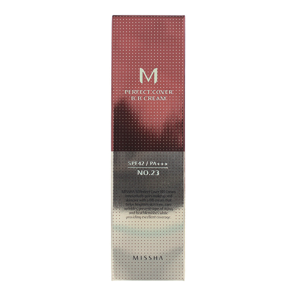 Missha Perfect Cover No.23 Natural Beige Bb Cream SPF42 50ml - Box