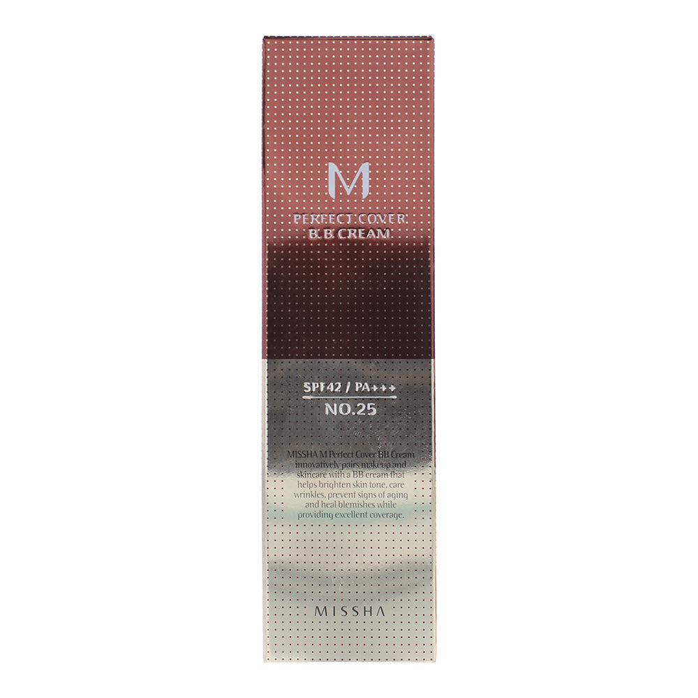 Missha Perfect Cover No.25 Warm Beige Bb Cream SPF42 50ml - Box