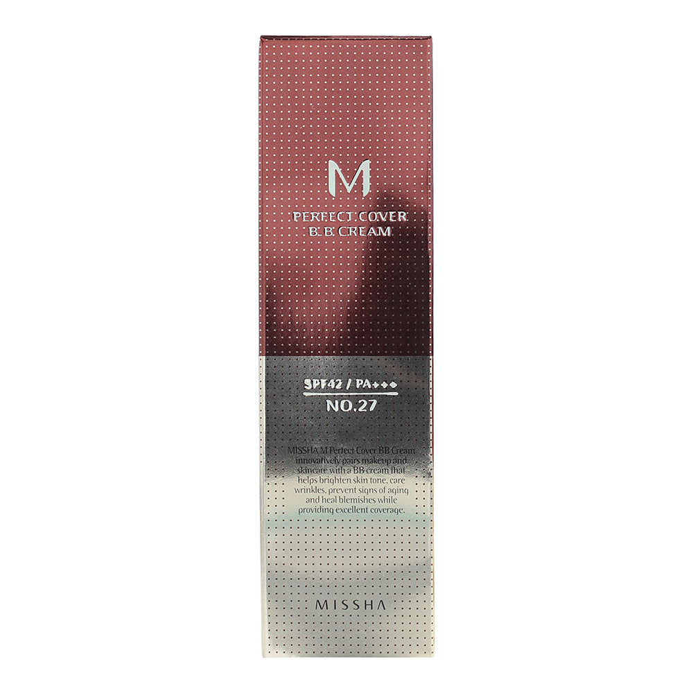 Missha Perfect Cover No.27 Honey Beige Bb Cream SPF42 50ml - Box