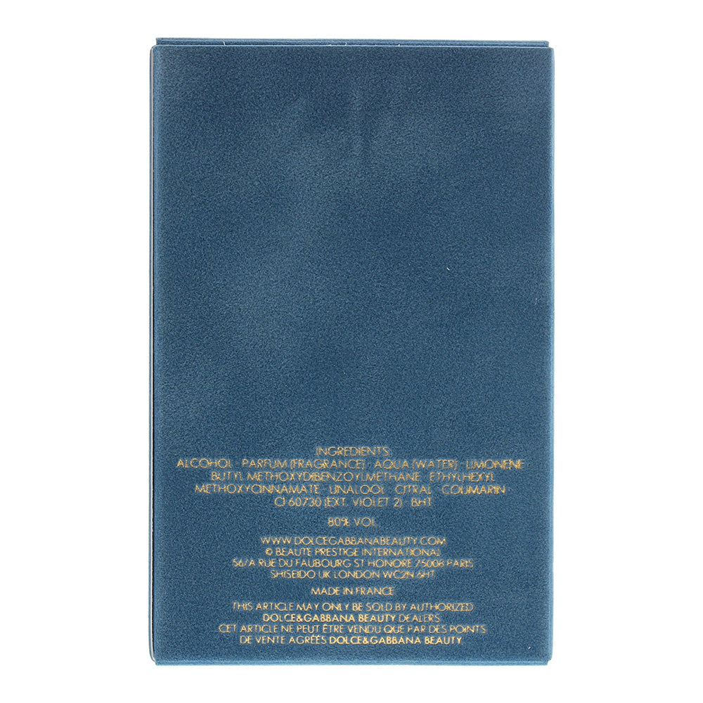 Dolce & Gabbana Light Blue Forever Pour Homme Eau de Parfum 100ml - Ingredients