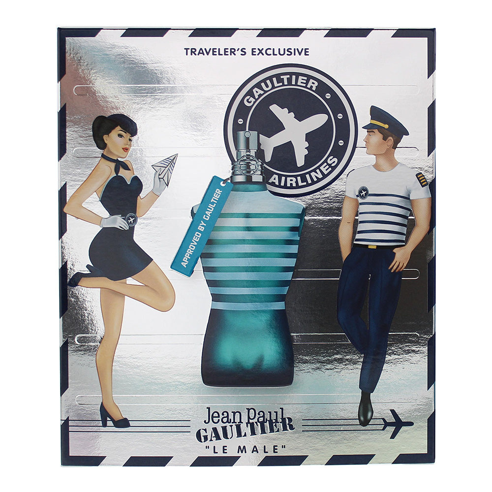 Jean Paul Gaultier Le Male 2 Piece Gift Set: Eau de Toilette 125ml - Eau de Toil - Box