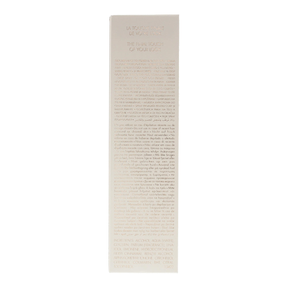 Kenzo World Body Mist Spray  100ml - Ingredients
