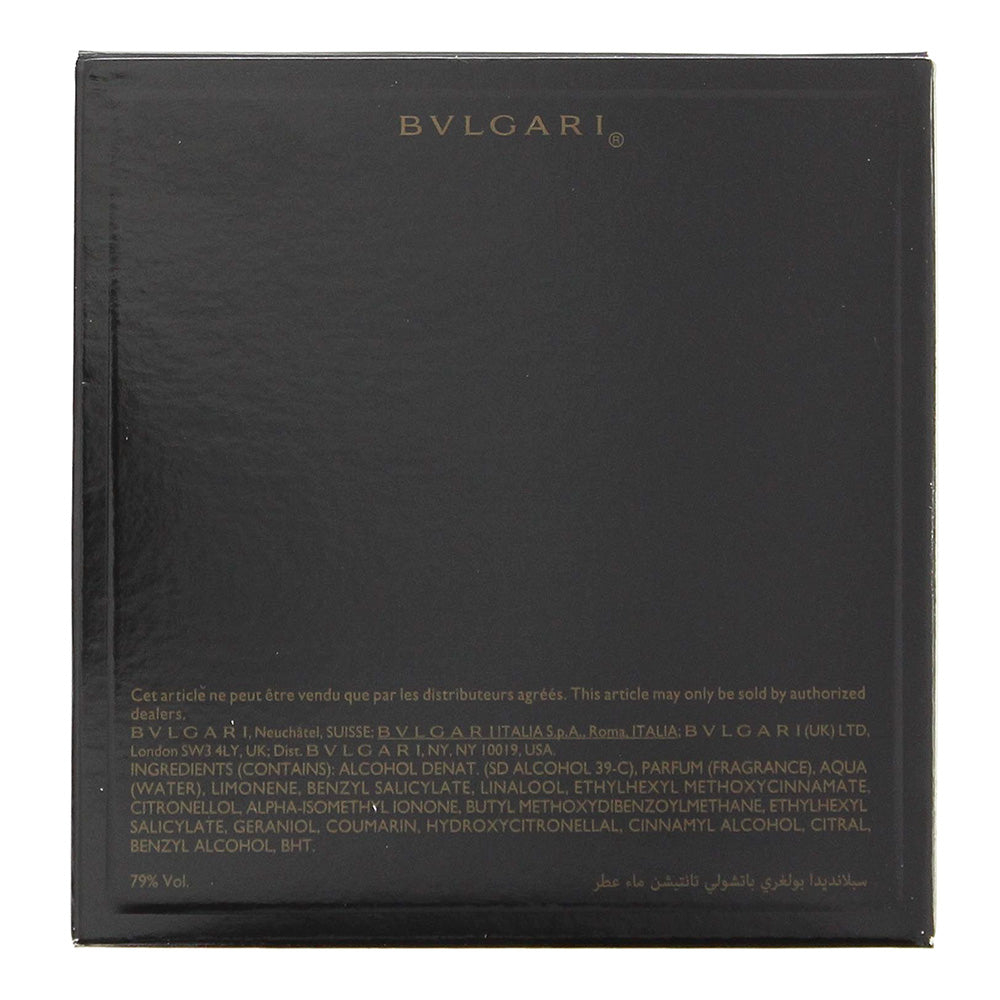 Bulgari Splendida Patchouli Tentation Eau de Parfum 50ml - Ingredients