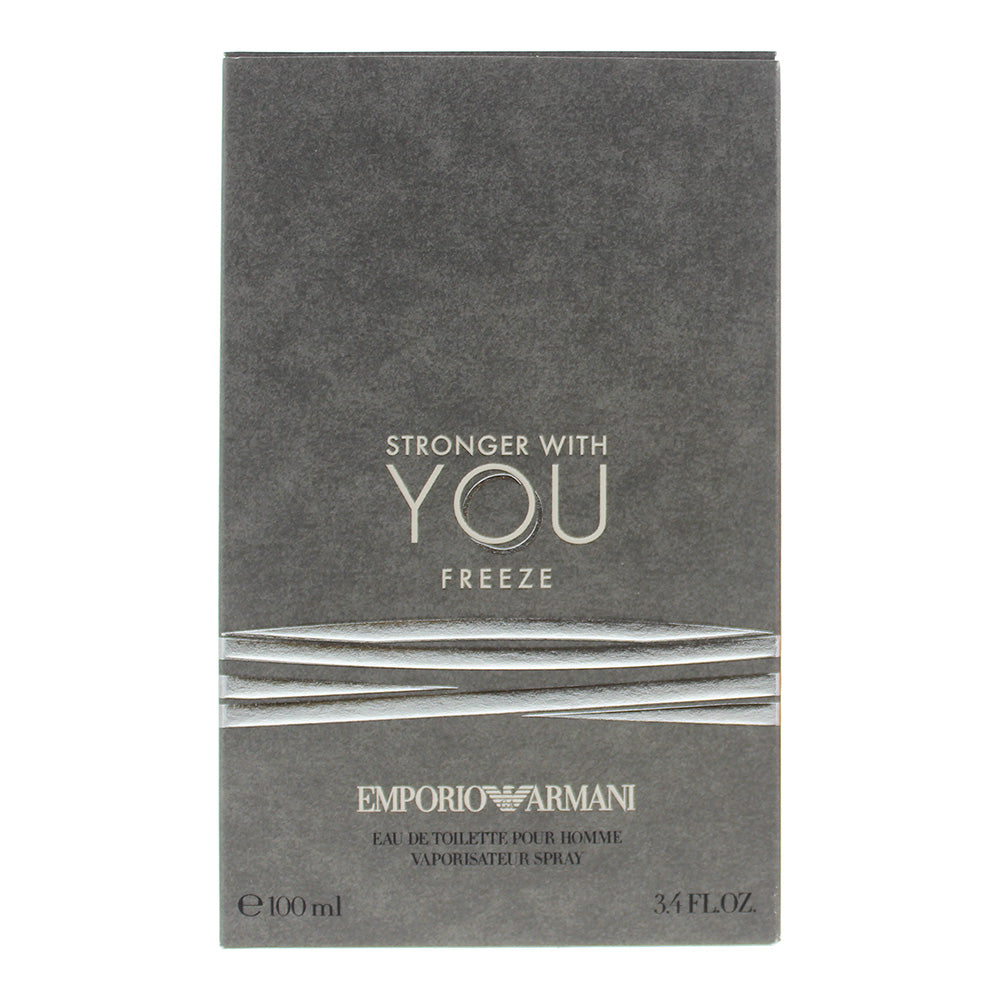 Emporio Armani Stronger With You Freeze Eau de Toilette 100ml - Box